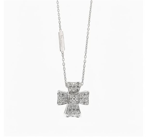 Necklace Bliss Woman in Silver Cubic Zirconia 20056727 - 20056727